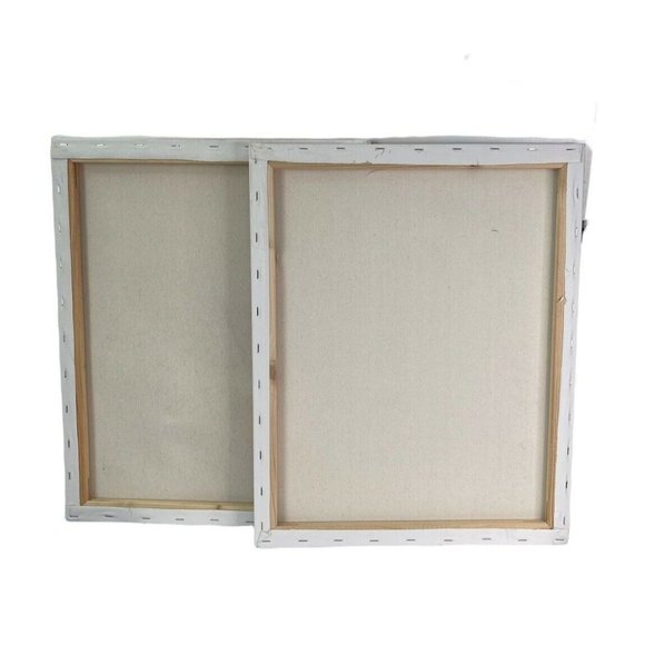 Blue Owl 2 Abstract Art Paintings Un-Framed Stretched Canvas 16" x 20" x .5" - Picture 5 of 5